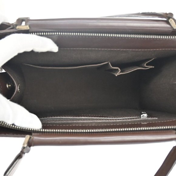 LOUIS VUITTON LV Logo Figari MM Hand Bag Epi Leather Mocha France M5200D 30DA062 - Picture 7 of 16